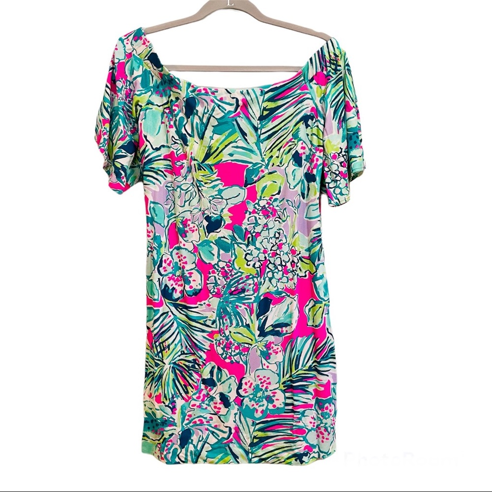 Lilly Pulitzer Fawcett dress in Early Bloomer print, size medium